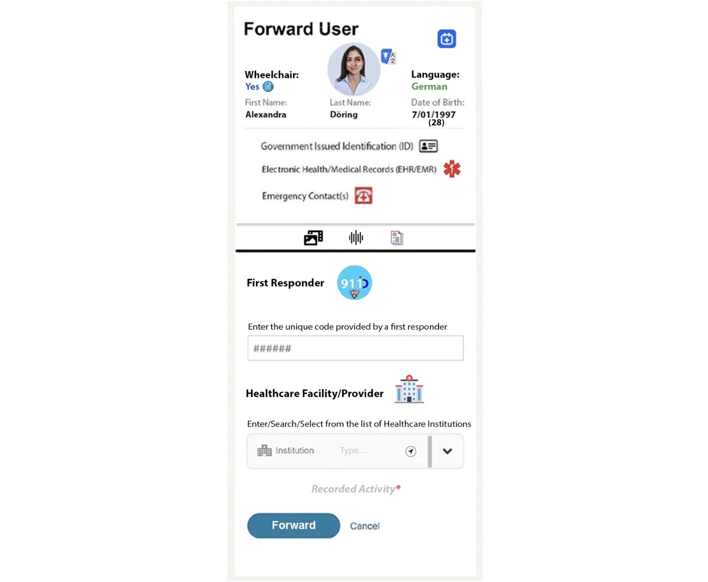 911 ID Forward User
