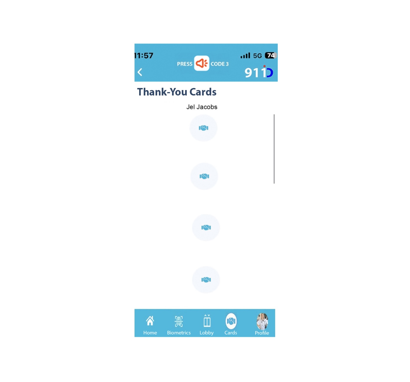 911 ID Gratitude program