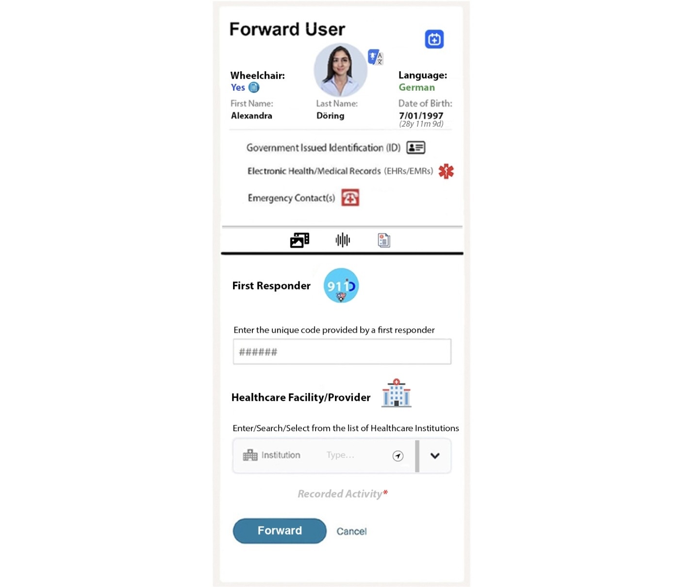 911 ID Forward User