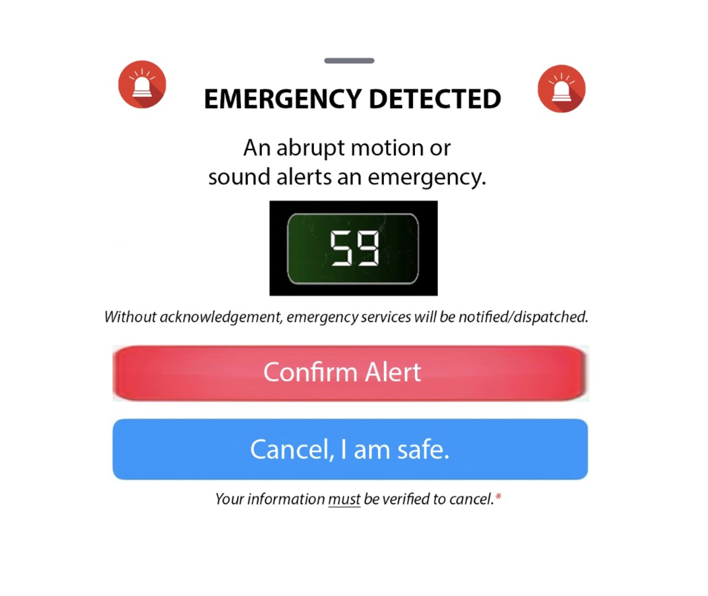 911 ID Emergency detection