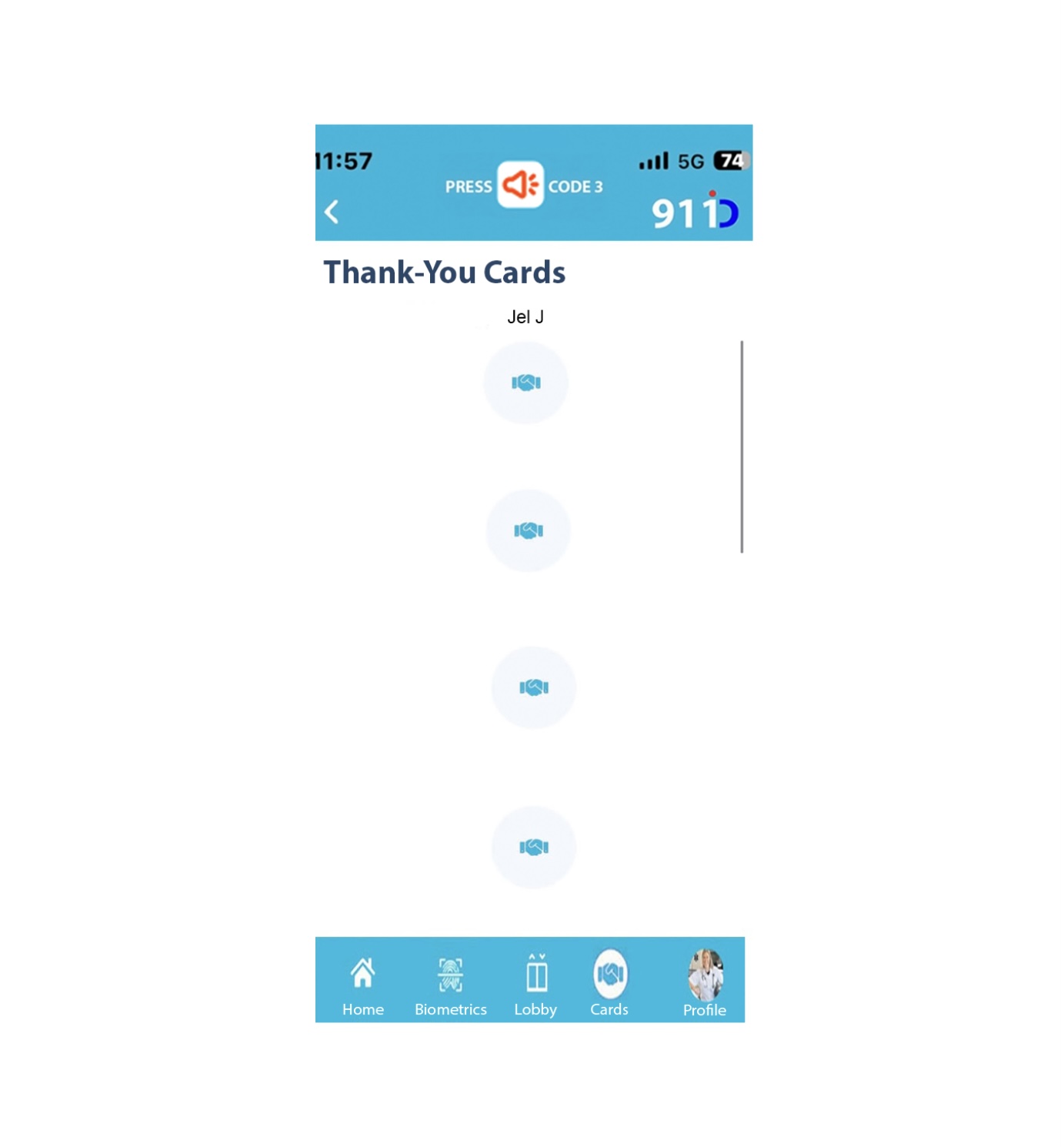 911 ID Gratitude program